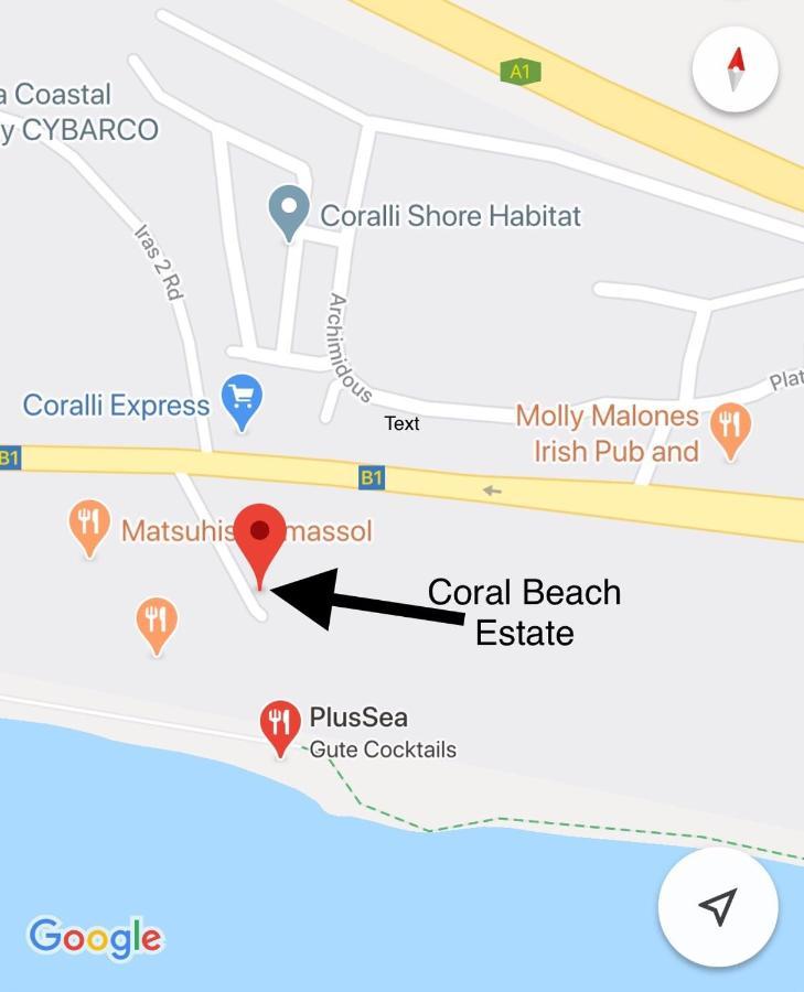 Modern Seaview Beach Studio Limassol Exterior photo
